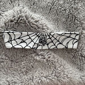 Spider Web Design Headband - Black and White